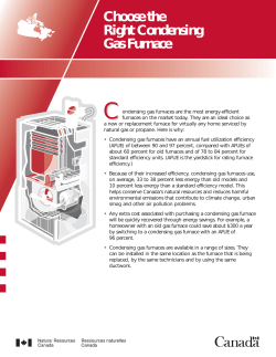 Choose the Right Condensing Gas Furnace