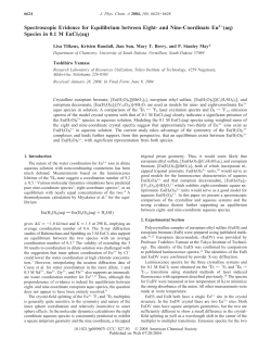 Spectroscopic Evidence for Equilibrium between Eight