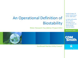 An Operational Definition of Biostability