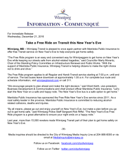 Take a Free Ride on Transit this New Year`s Eve