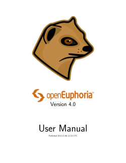 Euphoria 4.0 Manual