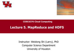 Canopy Cluster - University of Houston