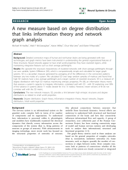 A new measure based on degree distribution that links information