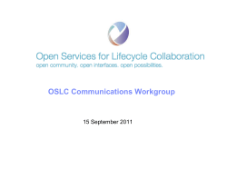 OSLC_Comms_Wkgrp_15_Sep_2011