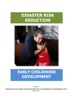 DI R ISAS RED STE DUC ER R CTIO RISK ON K