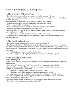 Chapter 8 Notes