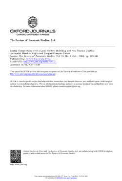 Spatial Competition with a Land Market: Hotelling