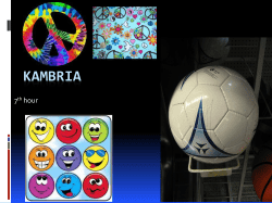 Kambria - OMS6thGradeTech2012