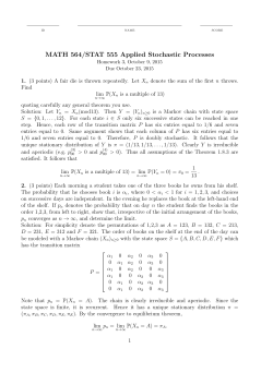 MATH 564/STAT 555 Applied Stochastic Processes