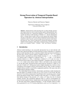 Strong preservation of temporal fixpoint