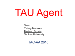 TAC-AA 2010 TAU Agent
