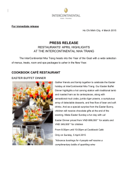 at the intercontinental nha trang