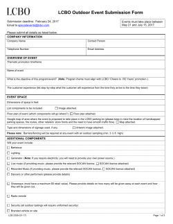 LCB 2359 Outdoor LCBO Event Submission Form