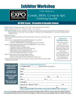 Exhibitor Workshop - The Cooperator Expo Chicagoland