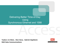 ITSF-SyncE-1588