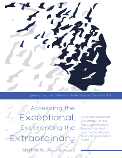 Parapsychological Association and Society for Scientific Exploration