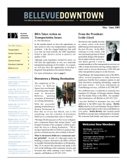 BDA Takes Action on Transportation Issues and more