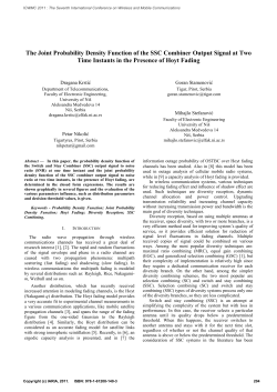 The Joint Probability Density Function of the SSC