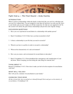 Fight Club 4 :: The Final Round :: Andy Stanley