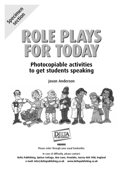 Photocopiable activities to get students speaking