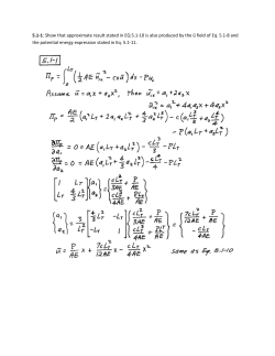 Show that approximate result stated in EQ 5.1-10 is also