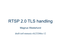 RTSP 2.0 TLS handling