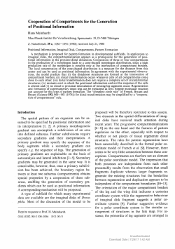 Cooperation of Compartments for the Generation of