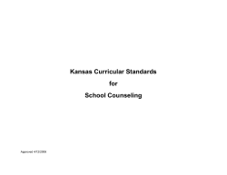Kansas Model Curricular Standards