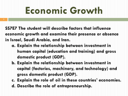 PowerPoint &ndash; Economic Growth