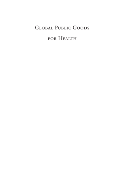 Global Public Goods for Health - Service Temporarily Down