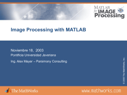 Image Processing with MATLAB