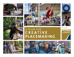 the Creative Placemaking plan