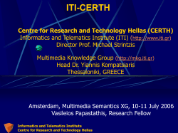 Towards a common Multimedia Ontology Framework