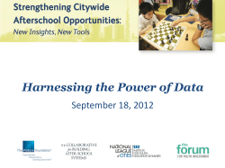 PowerPoint&mdash;Harnessing the Power of Data