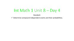 Math 8C Unit 7 * Day 4