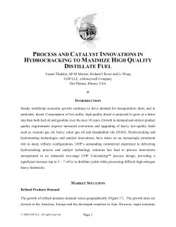 Catalyst Innovations in Hydrocracking to Maximize