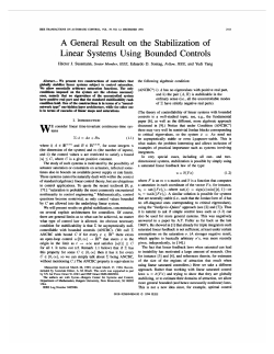 A General Result on the Stabilization of Linear