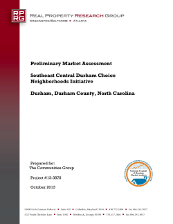 Market Study - DHA Choice Neighborhood Initiative