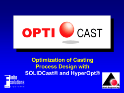 OPTICast PPT - Finite Solutions