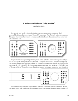 A Business Card Universal Turing Machine