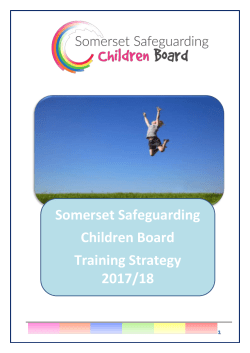 Training-Strategy-20.. - Somerset Safeguarding Children Board