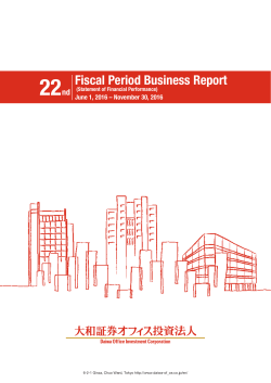 Fiscal Period Business Report