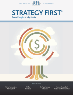 strategy first - Lucia Capital Group