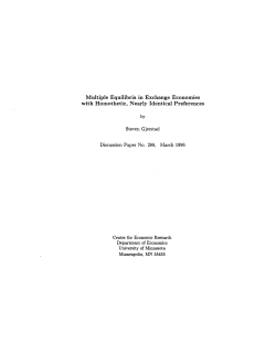 Multiple Equilibria in Exchange Economies with Homothetic, Nearly