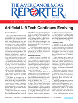 Artificial Lift Tech Continues Evolving