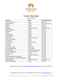 FireKeepers Casino Hotel Employment Opportunities