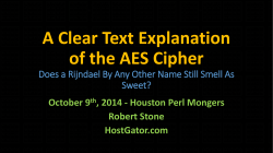 Presentation - Houston Perl Mongers