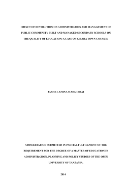 2.2 Devolution in Developed Countries