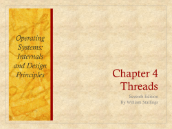 Processes and Threads in Solaris