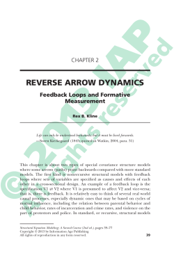 Feedback loops and formative measurement.